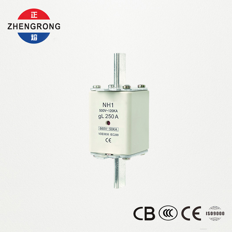 Fuse Link Bersertifikat CE & IEC NH1 500V 250A Kapasitas Pemutusan Tinggi