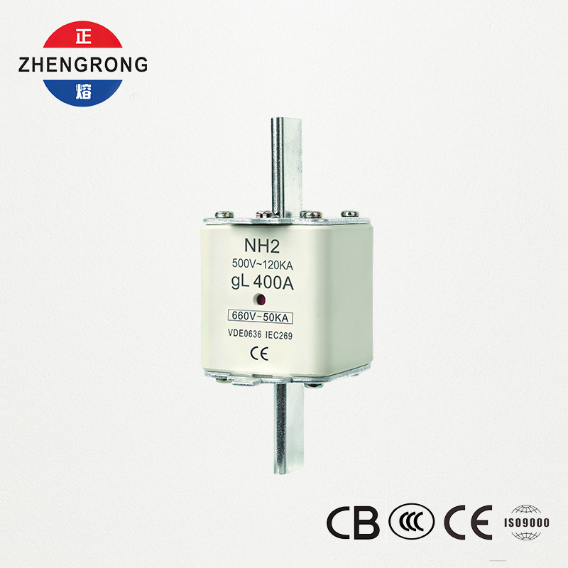 Fuse Link Bersertifikat CE & IEC NH2 660V 400A Kapasitas Pemutusan Tinggi