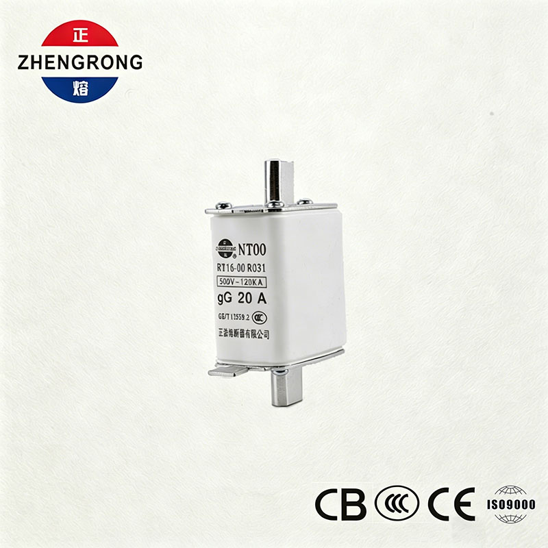 Sekering NT00 20A Kapasitas Putus Tinggi - Tautan Sekring gG Keramik 500V 120kA