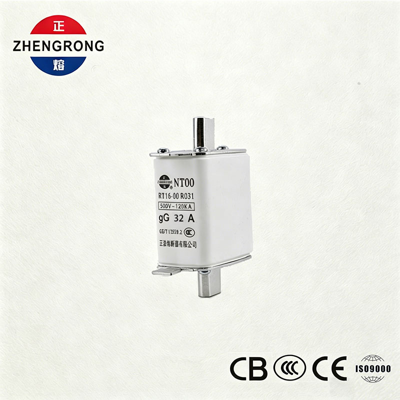 Sekering NT00 32A Kapasitas Putus Tinggi - Tautan Sekring gG Keramik 500V 120kA