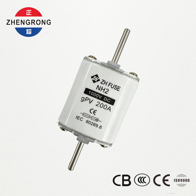 Tautan Sekering Fotovoltaik NH2 200A 1000V DC gPV - Bersertifikat IEC 60269.6