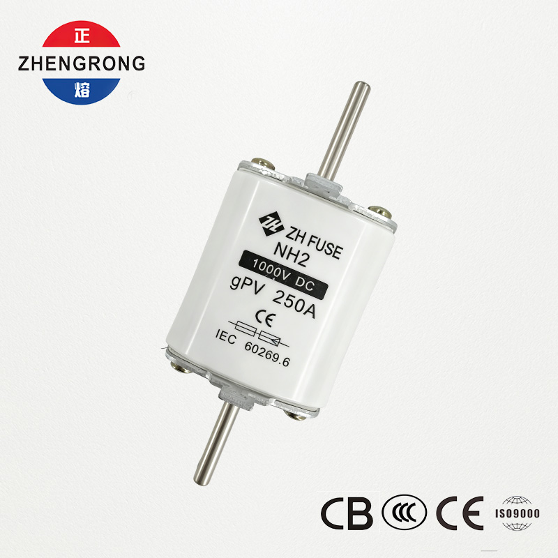 Tautan Sekering Fotovoltaik NH2 250A 1000V DC gPV - Bersertifikat IEC 60269.6