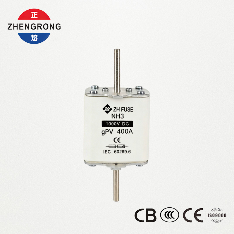 Sekering gPV NH3 1000V DC 400A untuk Sistem PV Surya