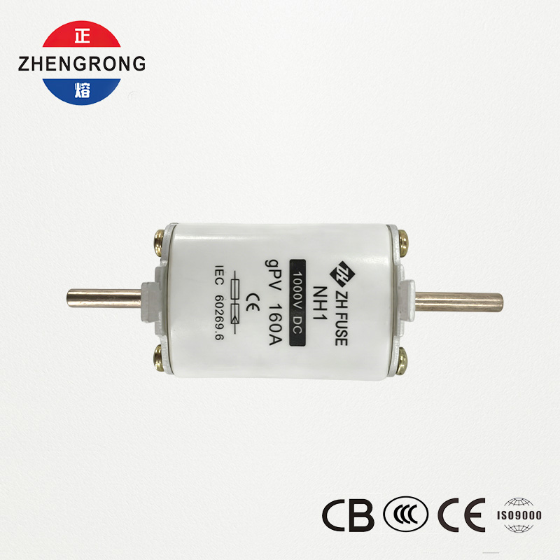 Sekering PV DC NH1 160A 1000V | CE & IEC 60269.6 Disetujui untuk Rangkaian Tenaga Surya