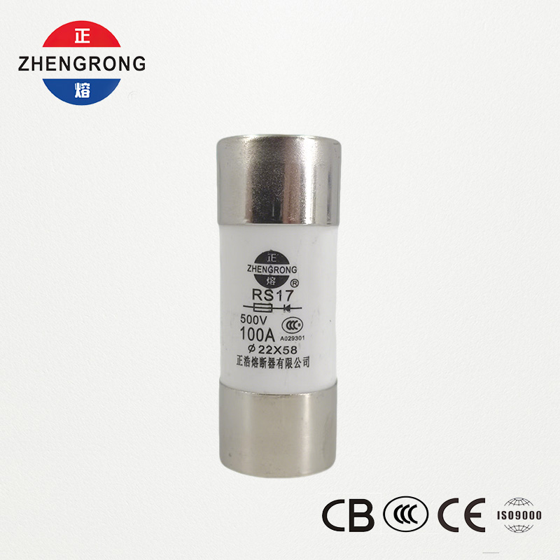 Sekering Aksi Cepat Silinder RS17 100A 500V | 22*58mm | Bersertifikat CCC