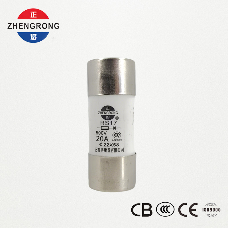 Sekering Aksi Cepat Silinder RS17 20A 500V | 22*58mm | Bersertifikat CCC