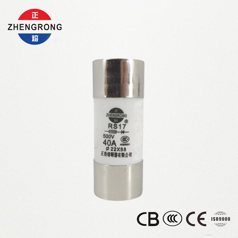 Sekering Aksi Cepat Silinder RS17 40A 500V | 22*58mm | Bersertifikat CCC
