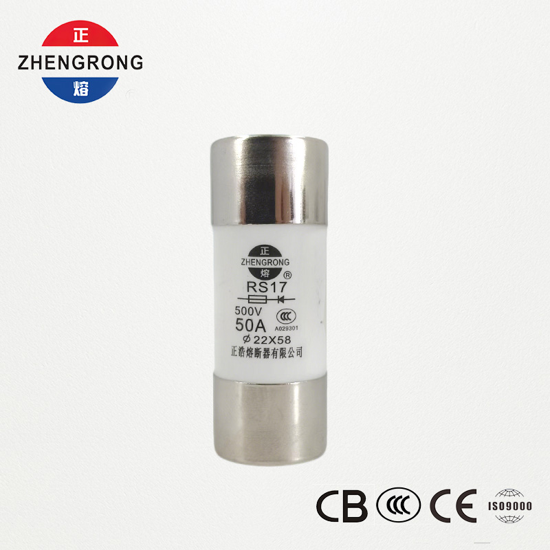 Sekering Aksi Cepat Silinder RS17 50A 500V | 22*58mm | Bersertifikat CCC
