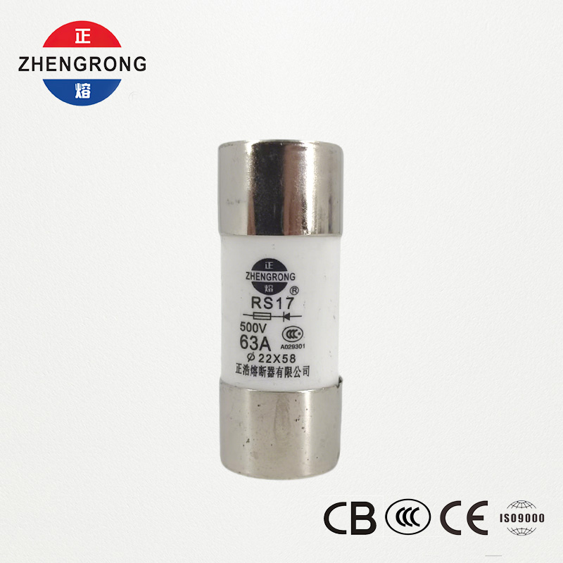 Sekering Aksi Cepat Silinder RS17 63A 500V | 22*58mm | Bersertifikat CCC