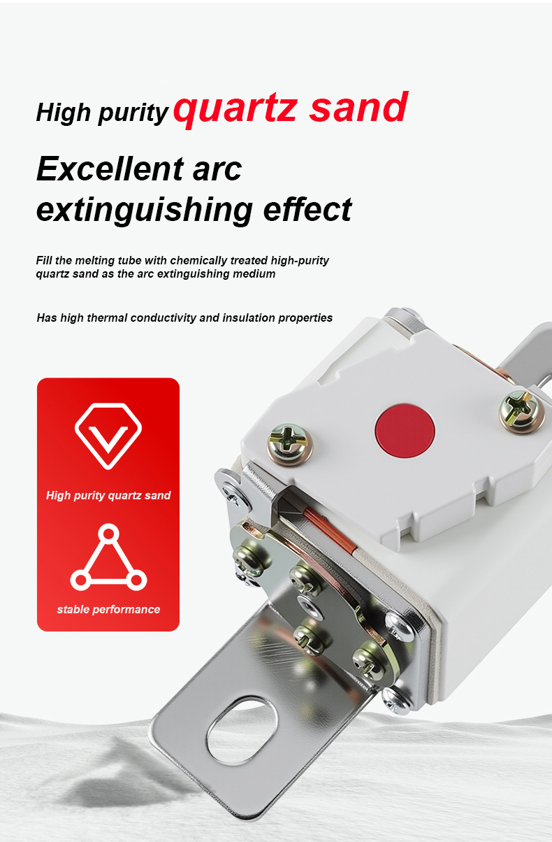 Tautan sekering RSF-1K 500V-315A BC100KA