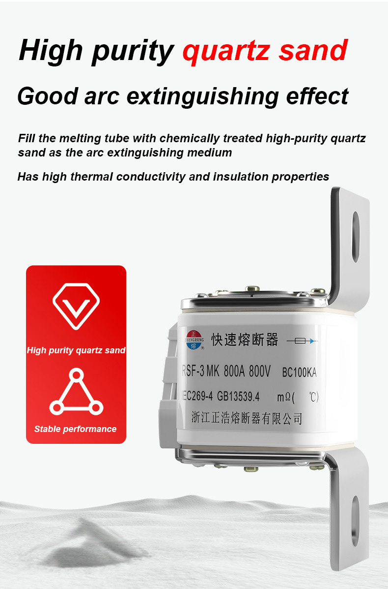 Tautan sekering RSF-3MK 800V-800A BC100KA