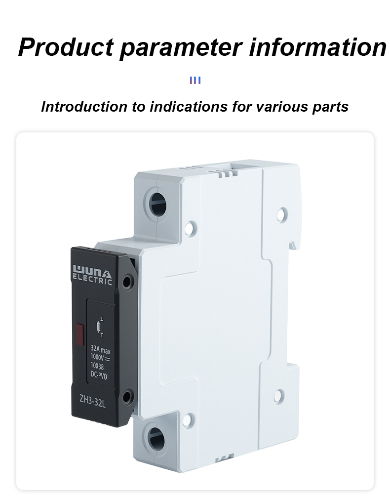 Dudukan Sekering ZH32L DC 1000V