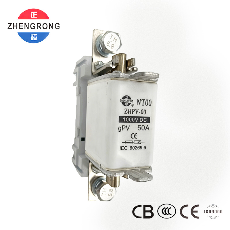 Sekering Perlindungan Fotovoltaik ZHPV-00 50A 1000V DC - Bersertifikat CE
